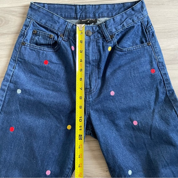 Lazy Oaf Rainbow Dotted Jeans - Picture 5 of 9